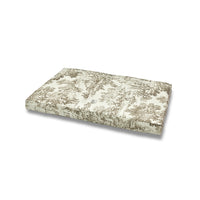 Materassino Sfoderabile Cotone Premium Toile De Jouy Beige