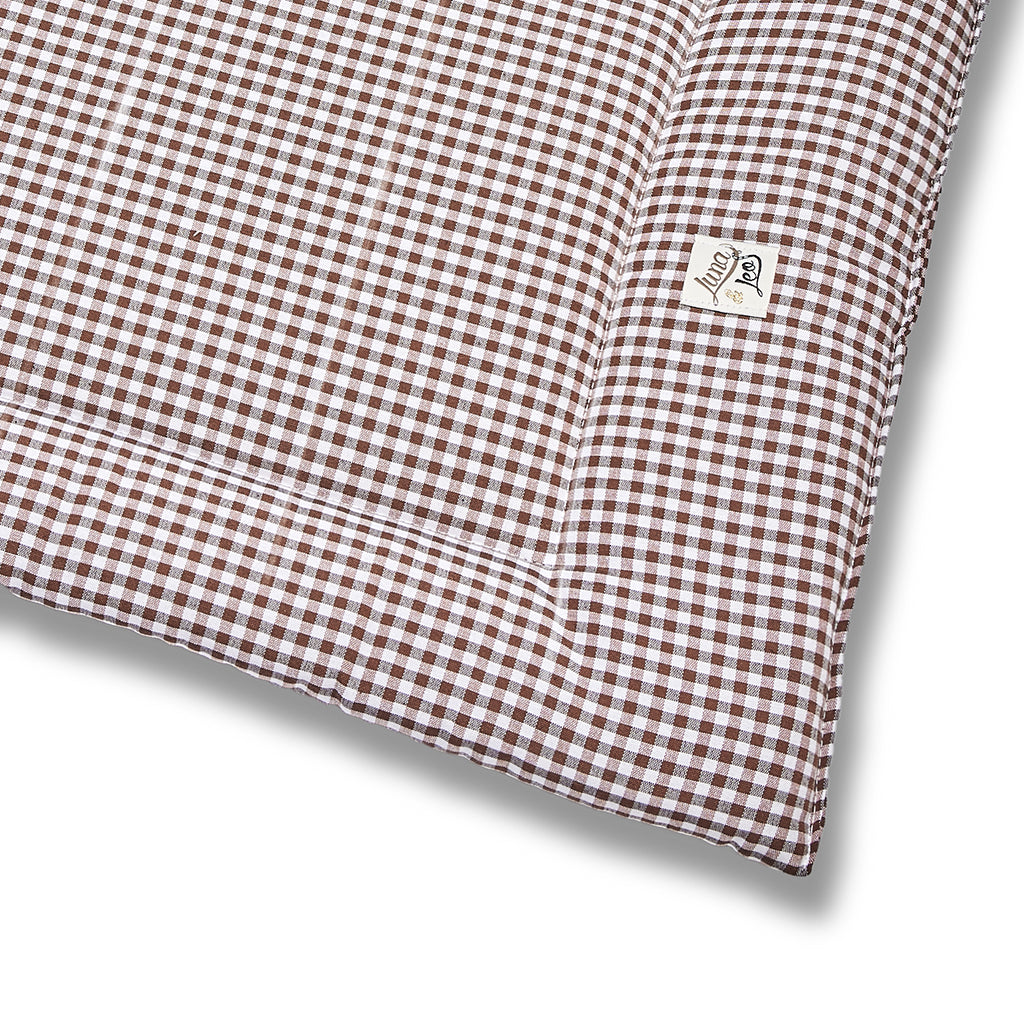 Quiline Picture Cotton Vichy Marrone