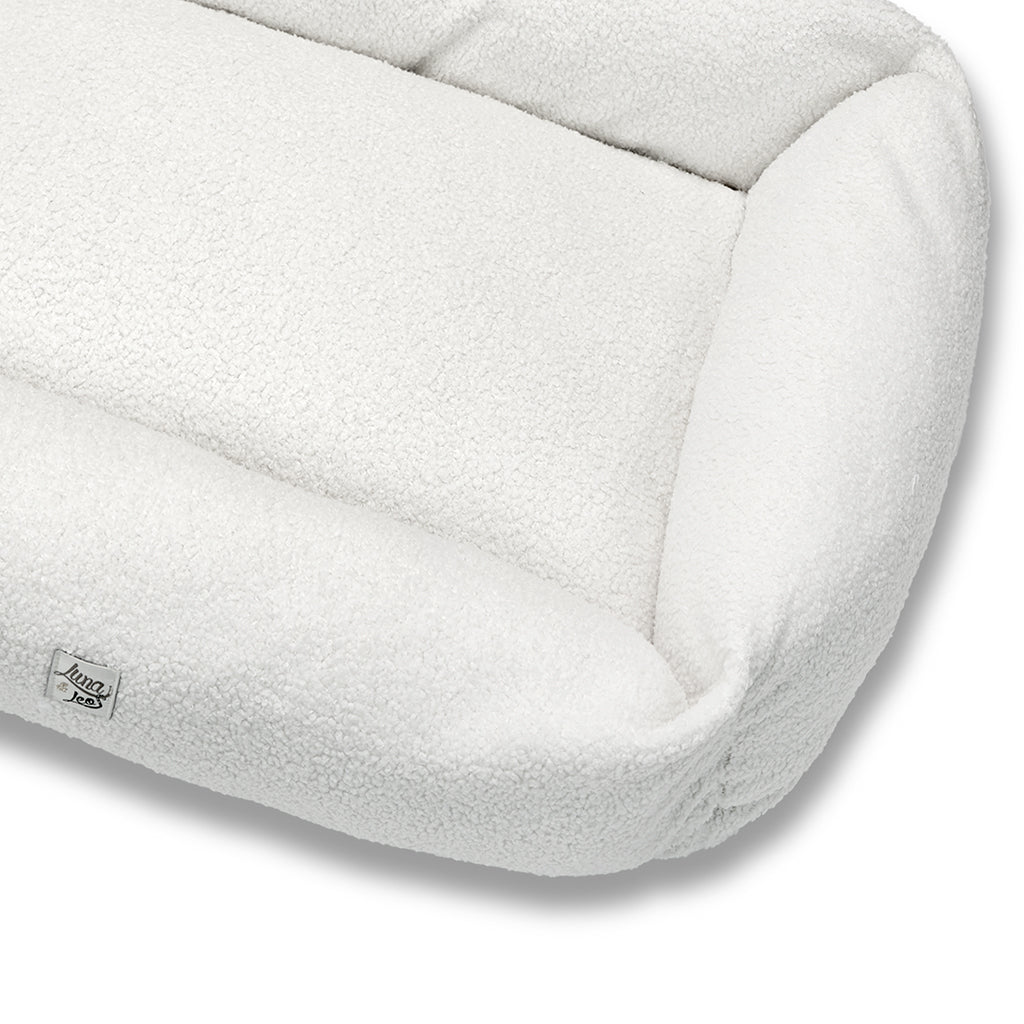 Boucle Teddy white sofa
