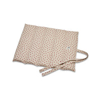 Trapuntina Arrotolabile Cotone Panama Little Love Heart Red
