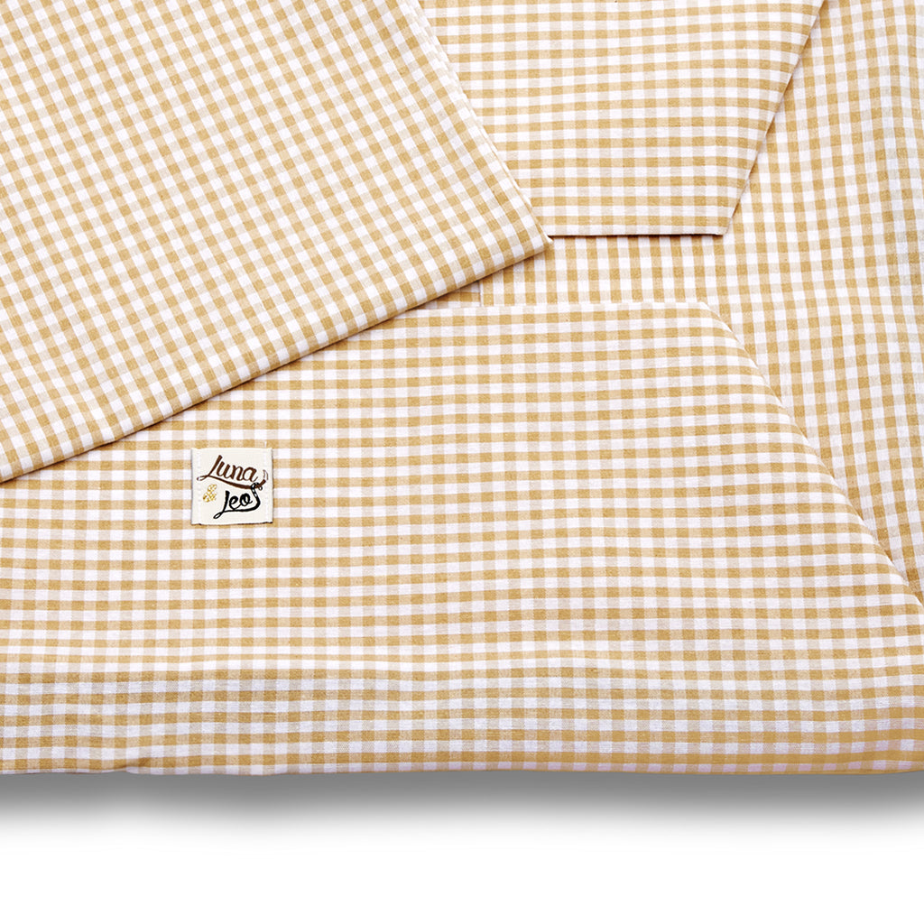 Vichy Beige cotton cover