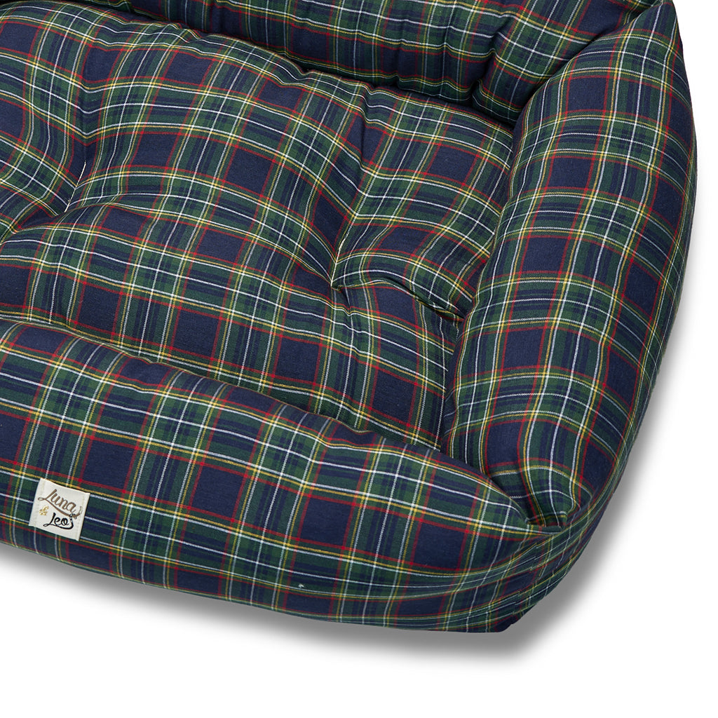 Blue Scottish Cotton sofa