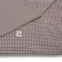 Cover Cotone Vichy Marrone