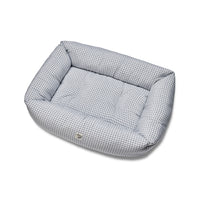 Divanetto Cotone Vichy Grigio Chiaro