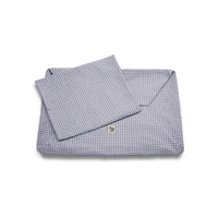 Cover Cotone Vichy Grigio Chiaro