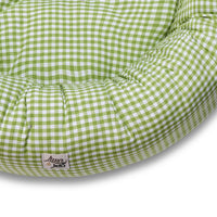 Cuccia Tonda Vichy Verde Pistacchio