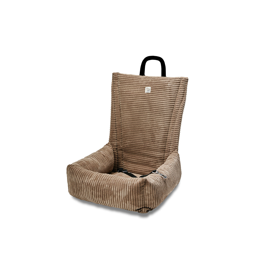 Car seat velvet with brown coast