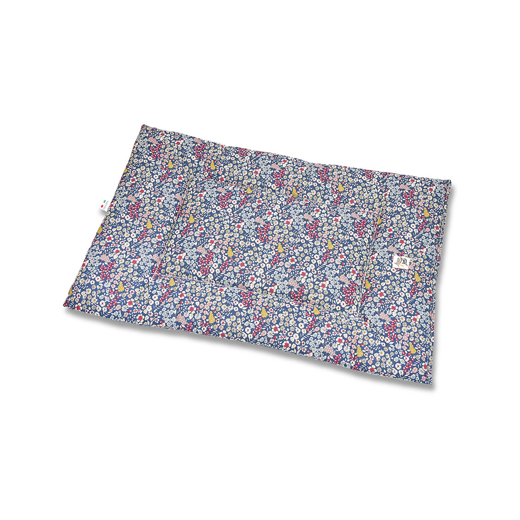 Quiline Panma Cotton Panama Lovely Flower Blue Flower