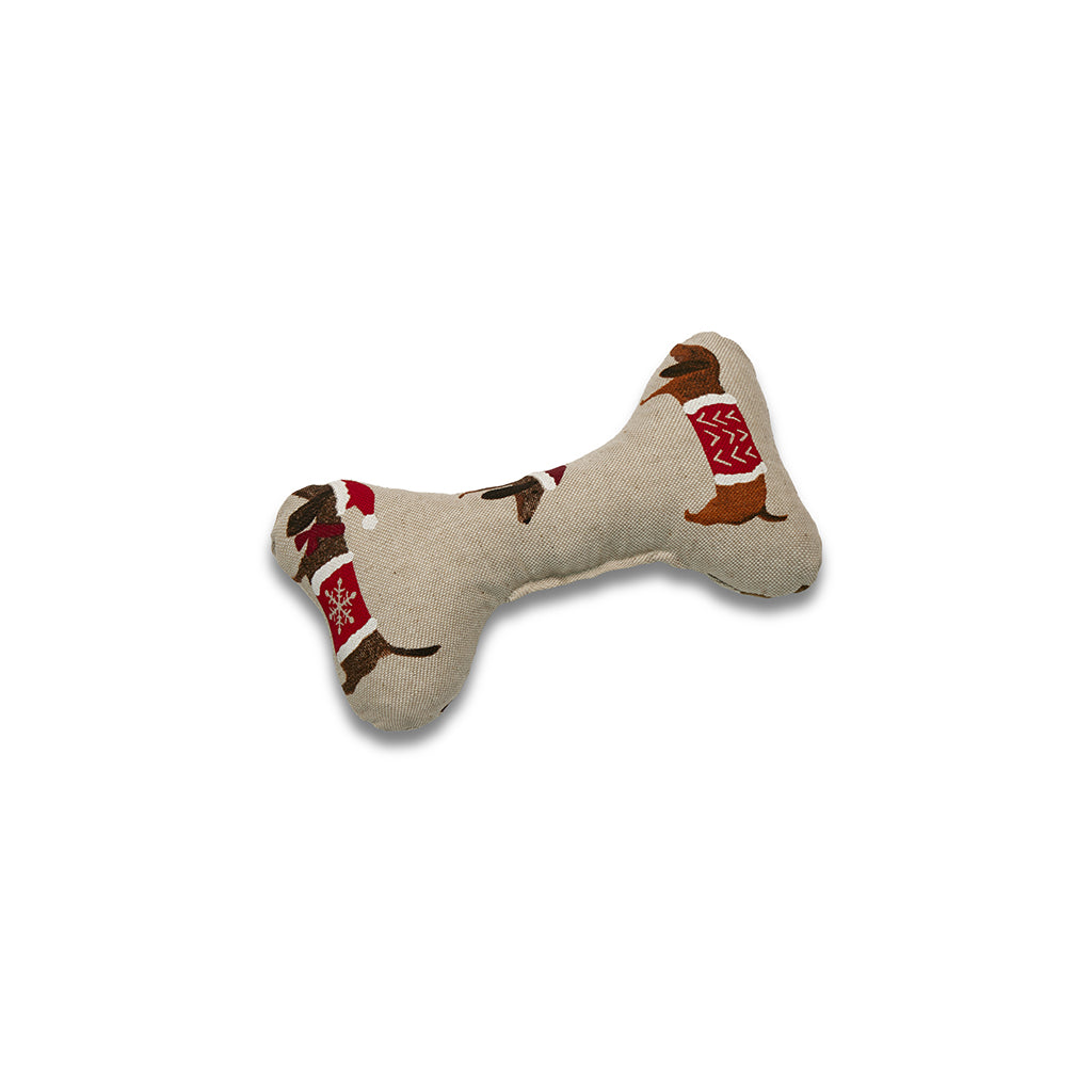 Game bone Christmas dachshund