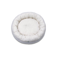 Cuccia Tonda Cotone Righe Beige