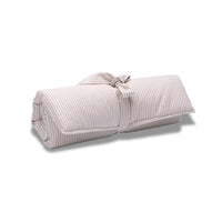 Trapuntina Arrotolabile Cotone Beige Righe Strette