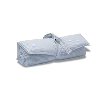 Trapuntina Arrotolabile Cotone Azzurro Righe Strette