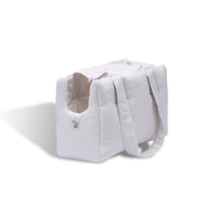 Borsa Cotone Urban Righe Grigio