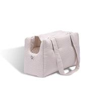 Borsa Cotone Urban Righe Beige