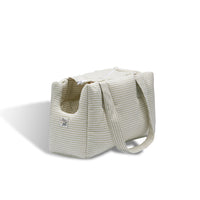 Borsa Cotone Urban Righe Verde Chiaro