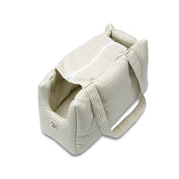 Borsa Cotone Urban Righe Verde Chiaro