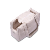 Borsa Cotone Urban Righe Beige