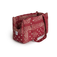 Borsa Trasportino per Cani Bandana Bordeaux | Leo e Luna