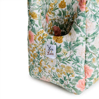 Borsa Cotone Floreale Magnolia Fiorita