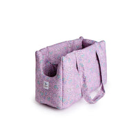 Borsa Cotone Liberty Violetta Fiorita