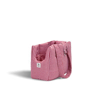 Borsa Cotone Vichy Rosso