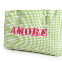 Borsa Amore Cotone Vichy Pistacchio