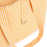 Borsa Cotone Vichy Giallo