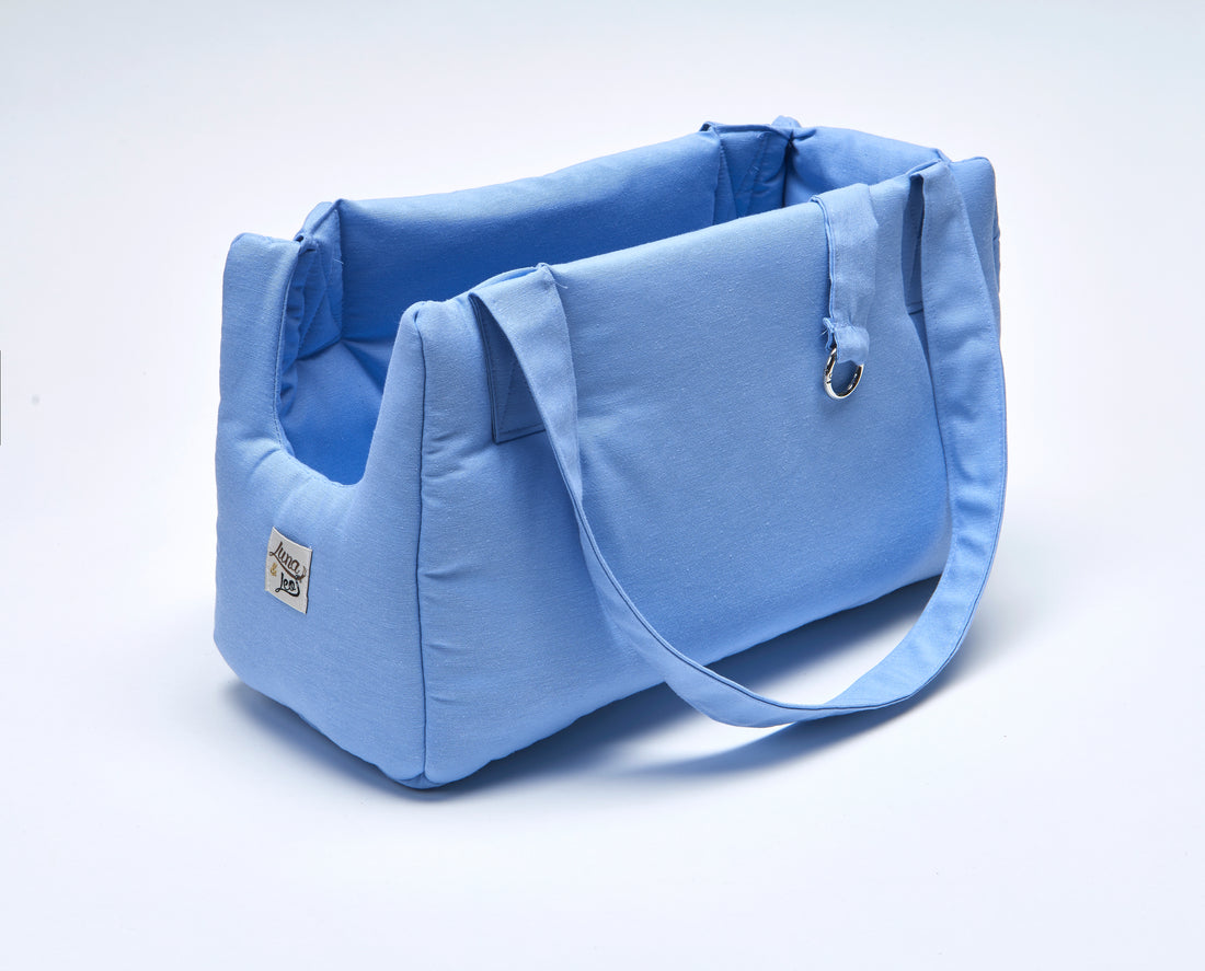 Blue siena cotton bag