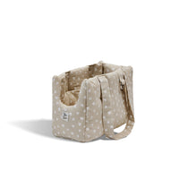 Borsa Cotone Panama Little Love Heart White