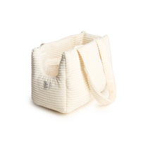 Borsa Velluto a Coste Panna