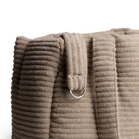 Borsa Velluto a Coste Beige