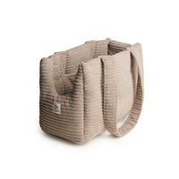 Borsa Velluto a Coste Beige