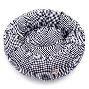 Cuccia Tonda Cotone Vichy Navy