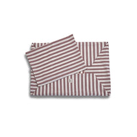 Cover Divanetto Cotone Righe Larghe Bordeaux