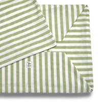 Cover Divanetto Cotone Righe Larghe Pistacchio
