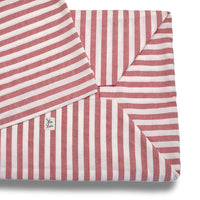 Cover Divanetto Cotone Righe Larghe Rosso