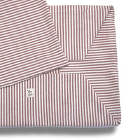 Cover Divanetto Cotone Righe Strette Bordeaux