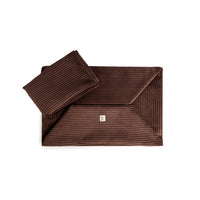 Cover Divanetto Velluto a Coste Cioccolato