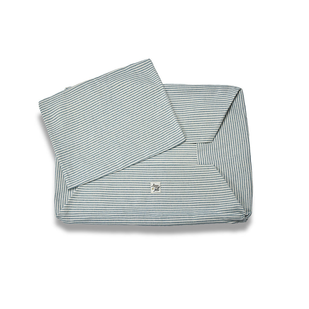 Cover Cotton Strette Azzurro Righe