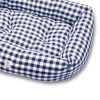 Divanetto Cotone Quadretto Navy