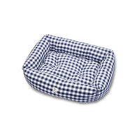 Divanetto Cotone Quadretto Navy