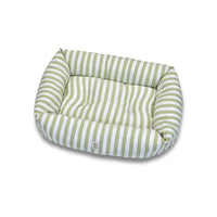 Cotton Sofa Large pistachio lines