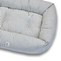 Cotton sofa strips tightened green