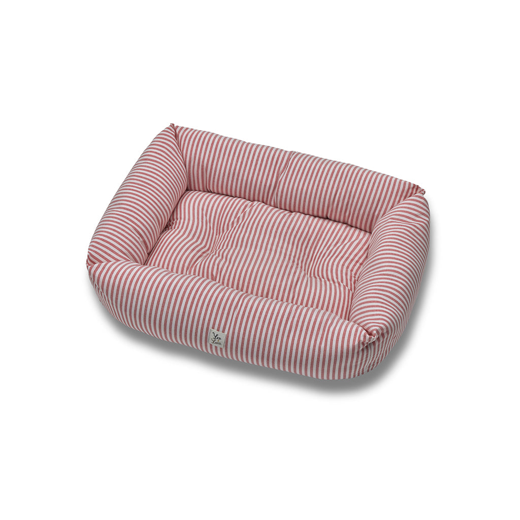 Blue narrow cotton sofa sofa