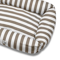 Cotton sofa premium large brown lines