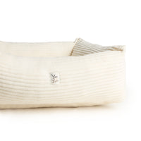 Bordeaux ribbed velvet sofa