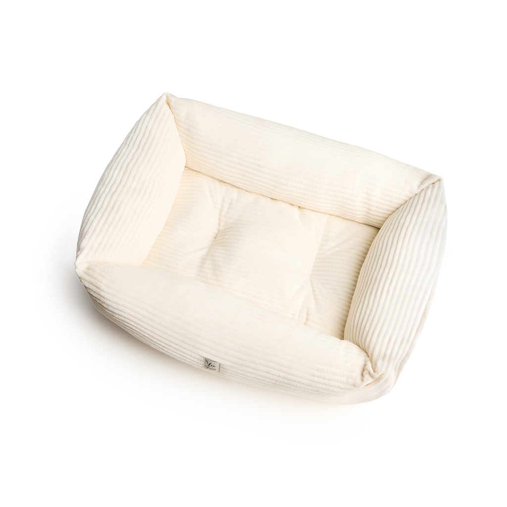 Bordeaux ribbed velvet sofa