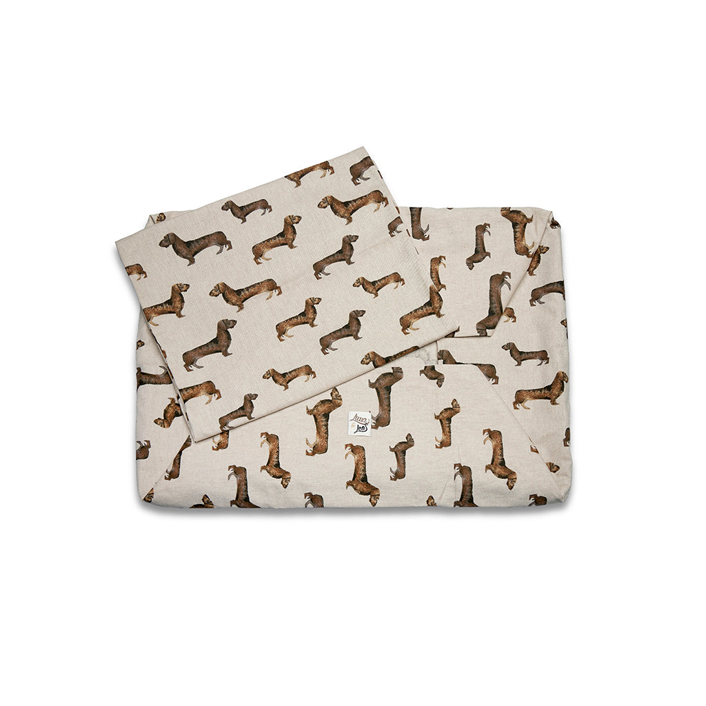 Panama cotton dachshund cover