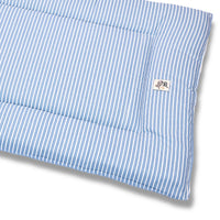 Trapuntina Quadro Cotone Premium Riga Azzurro Denim