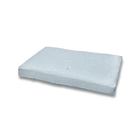 Materassino Sfoderabile Cotone Premium Riga Stretta Azzurro